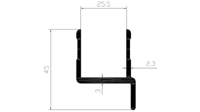 ATP 401 - 5020 mm - Anodized