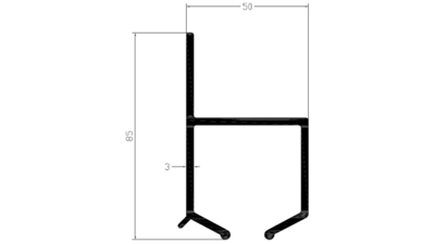 ATP 145 - 7800 mm - Anodized