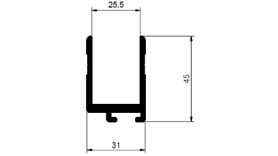 ATP 439 - 6000 mm - Anodized