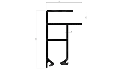 ATP 144 - 4400 mm - Anodized