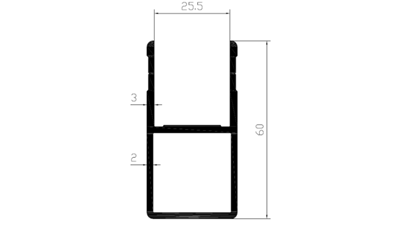 ATP 437 - 5020 mm - Anodized