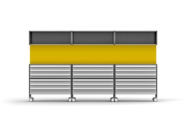 Alumiini mahdollistaa tyylikkään ja selkeälinjaisen kalusteiden muotoilun.